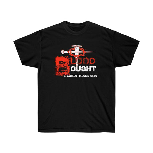 Blood Bought Design (Light)- Unisex T-Shirt