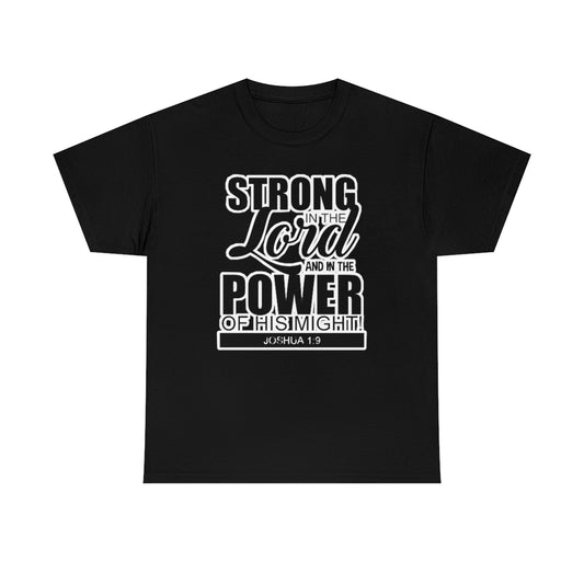 Strong In The Lord Design (Dark)- Unisex T-Shirt