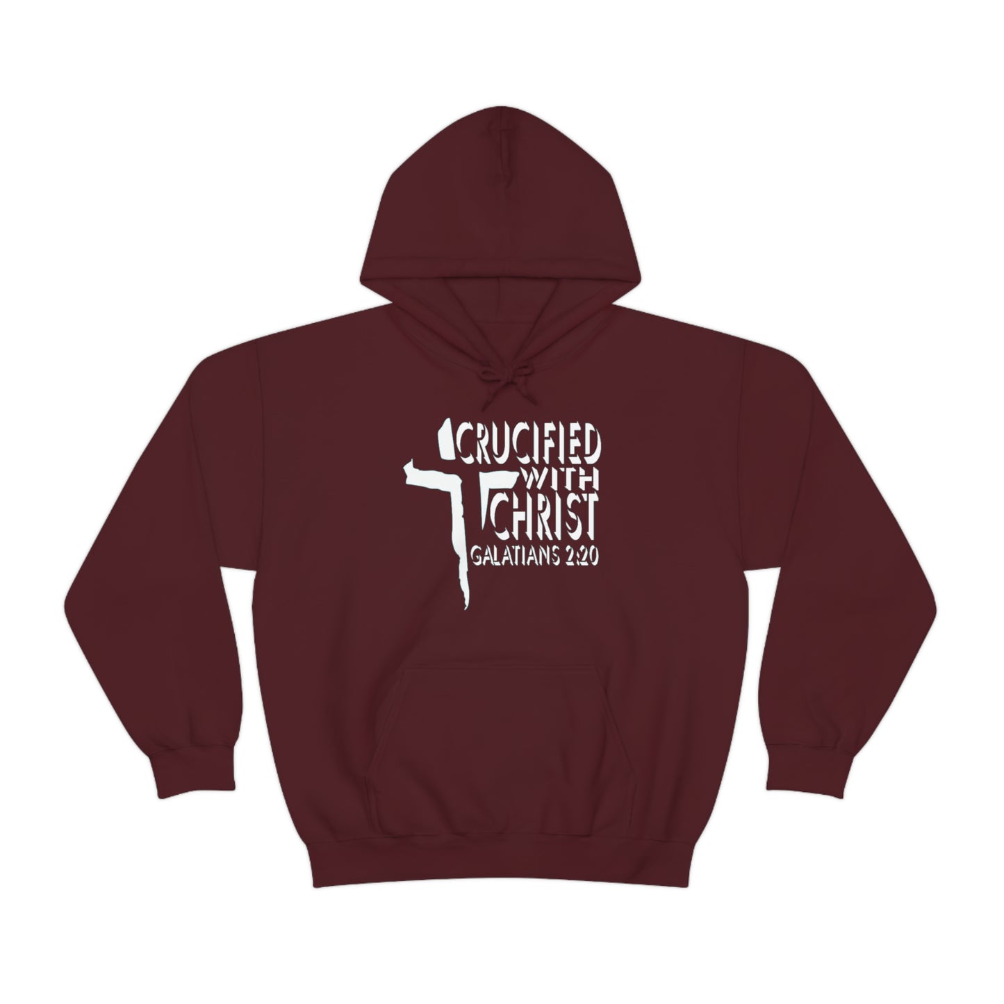 Crucified With Christ Design (White)- Unisex Hoodie