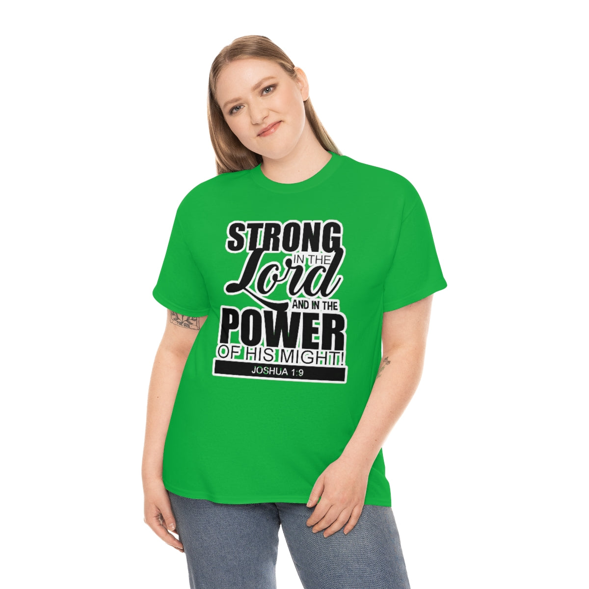 Strong In The Lord Design (Dark)- Unisex T-Shirt