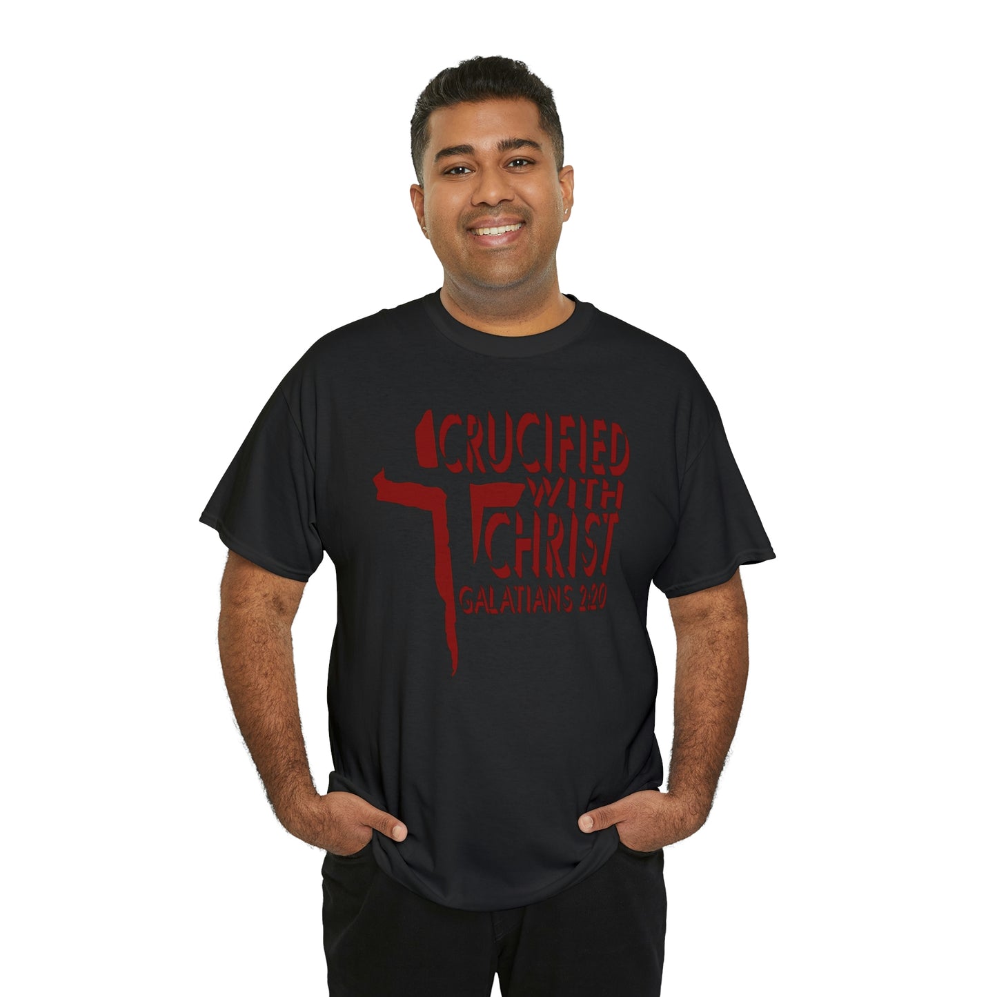 Crucified With Christ Design (Red)- Unisex T-Shirt