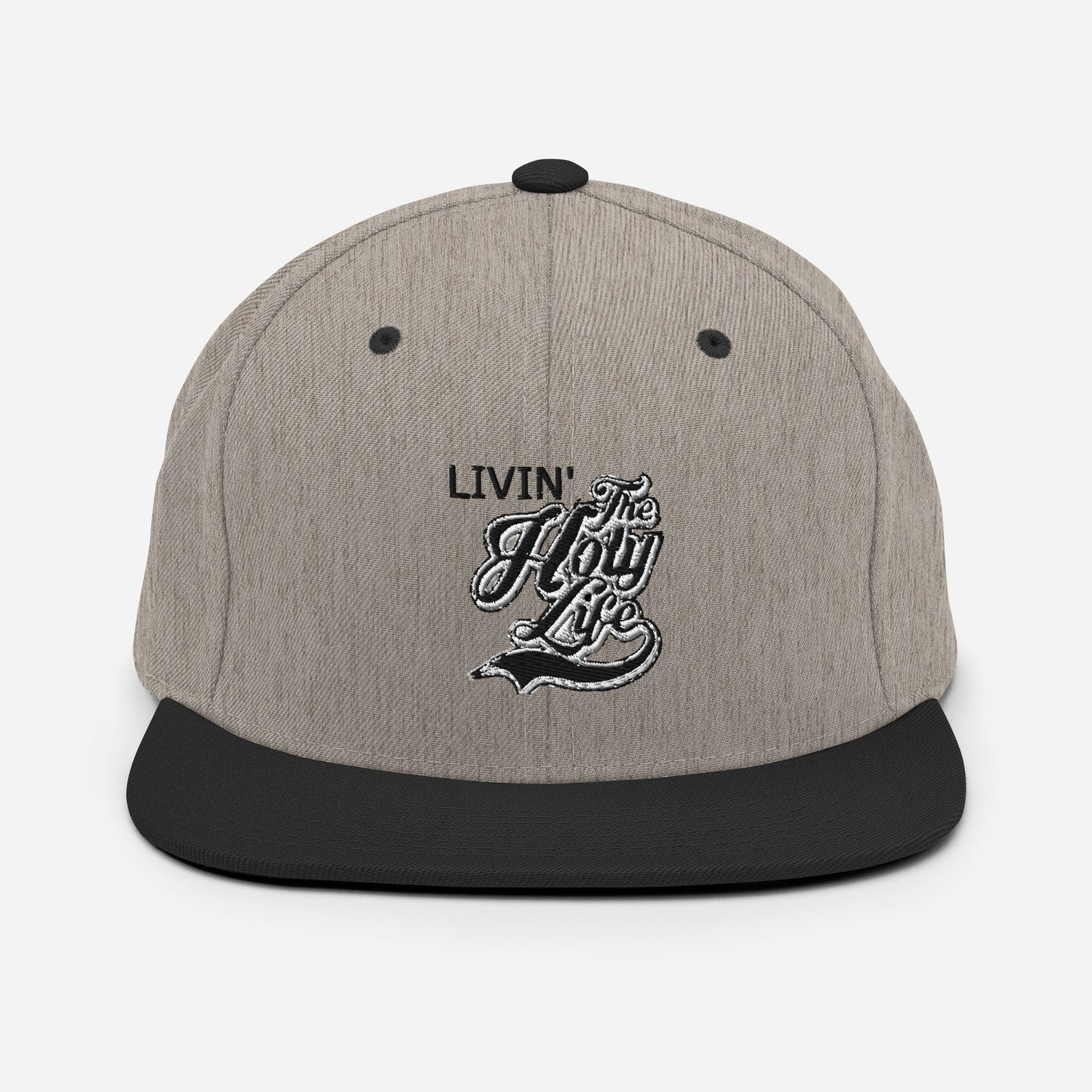 Livin' The Holy Life Design (Black)- Cap