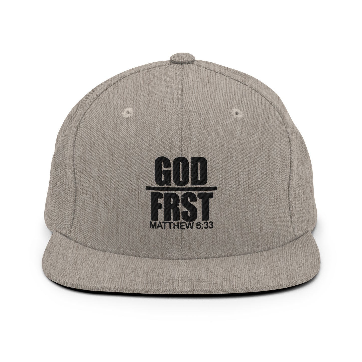 GOD FRST Design (Black)- Cap