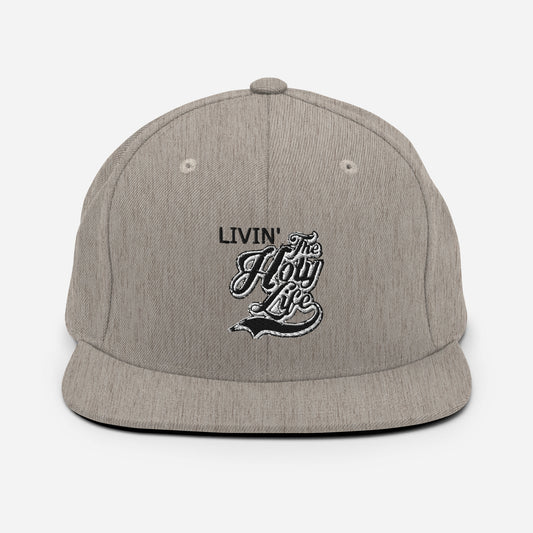 Livin' The Holy Life Design (Black)- Cap