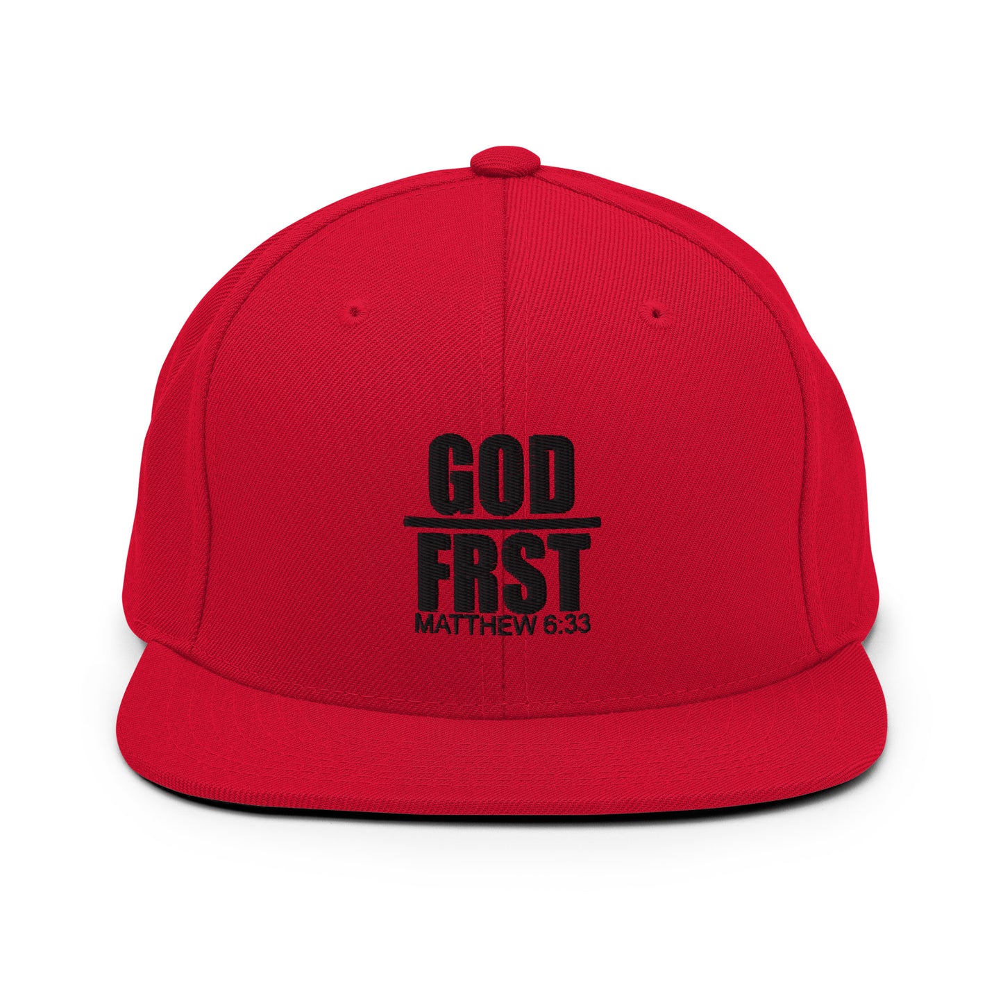 GOD FRST Design (Black)- Cap