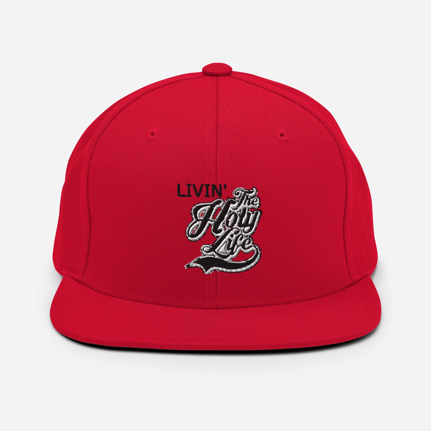 Livin' The Holy Life Design (Black)- Cap