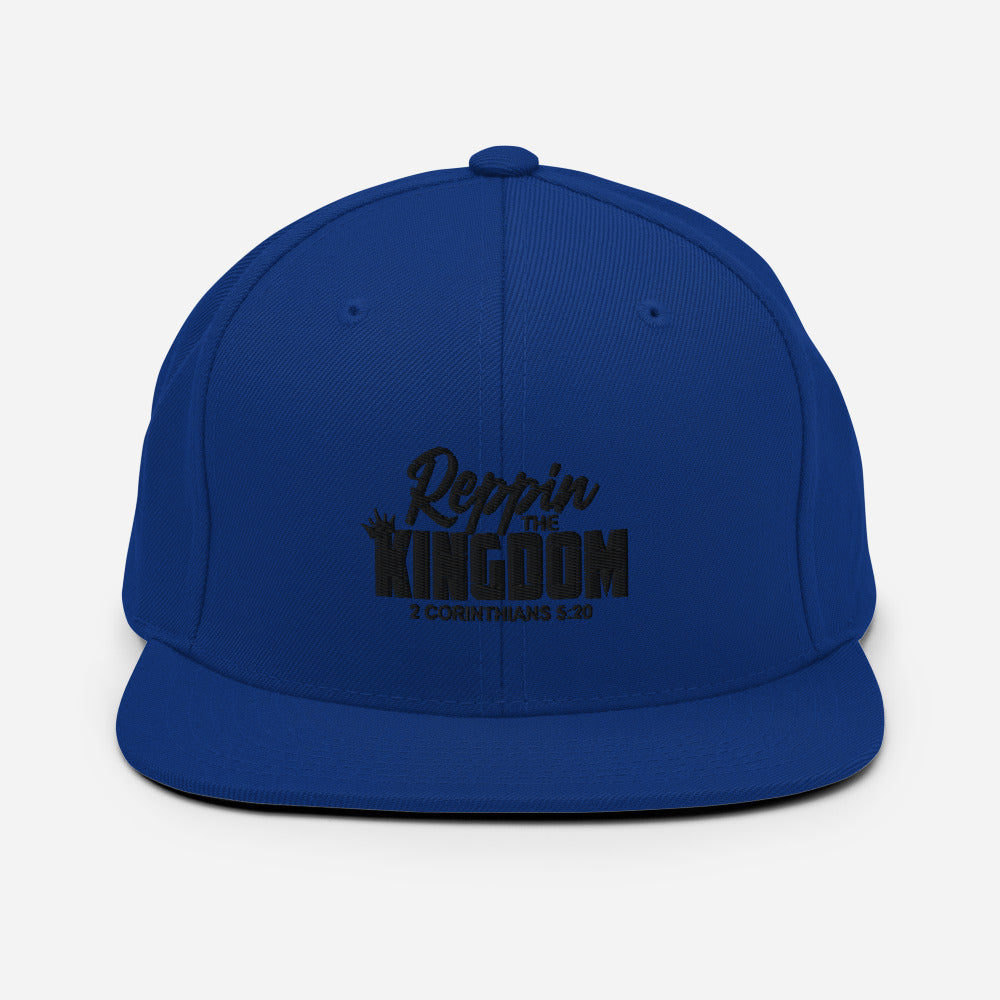 Reppin' The Kingdom Design (Black)- Snapback Cap