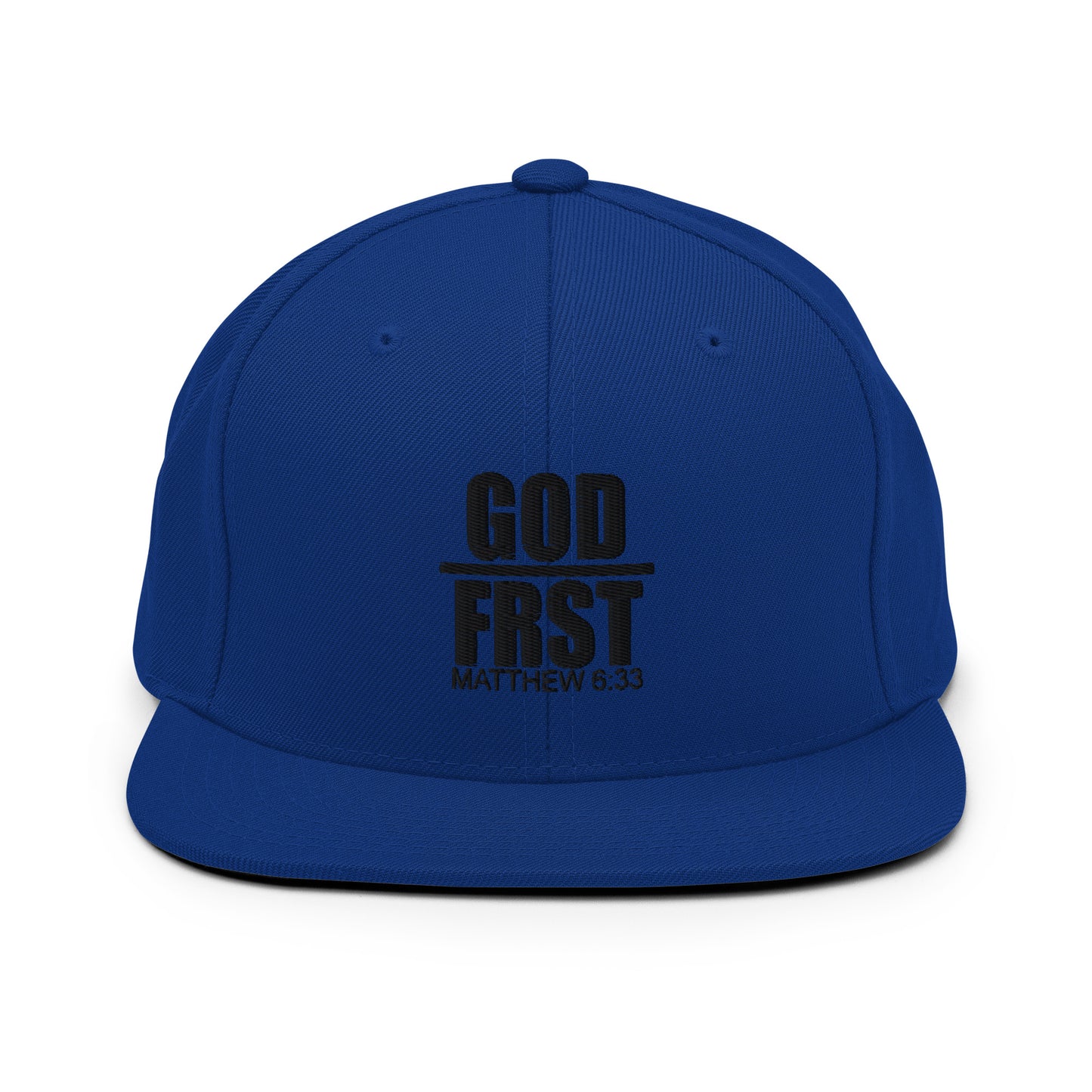 GOD FRST Design (Black)- Cap