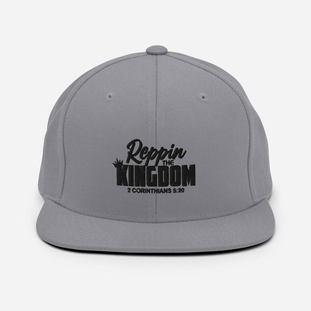 Reppin' The Kingdom Design (Black)- Snapback Cap