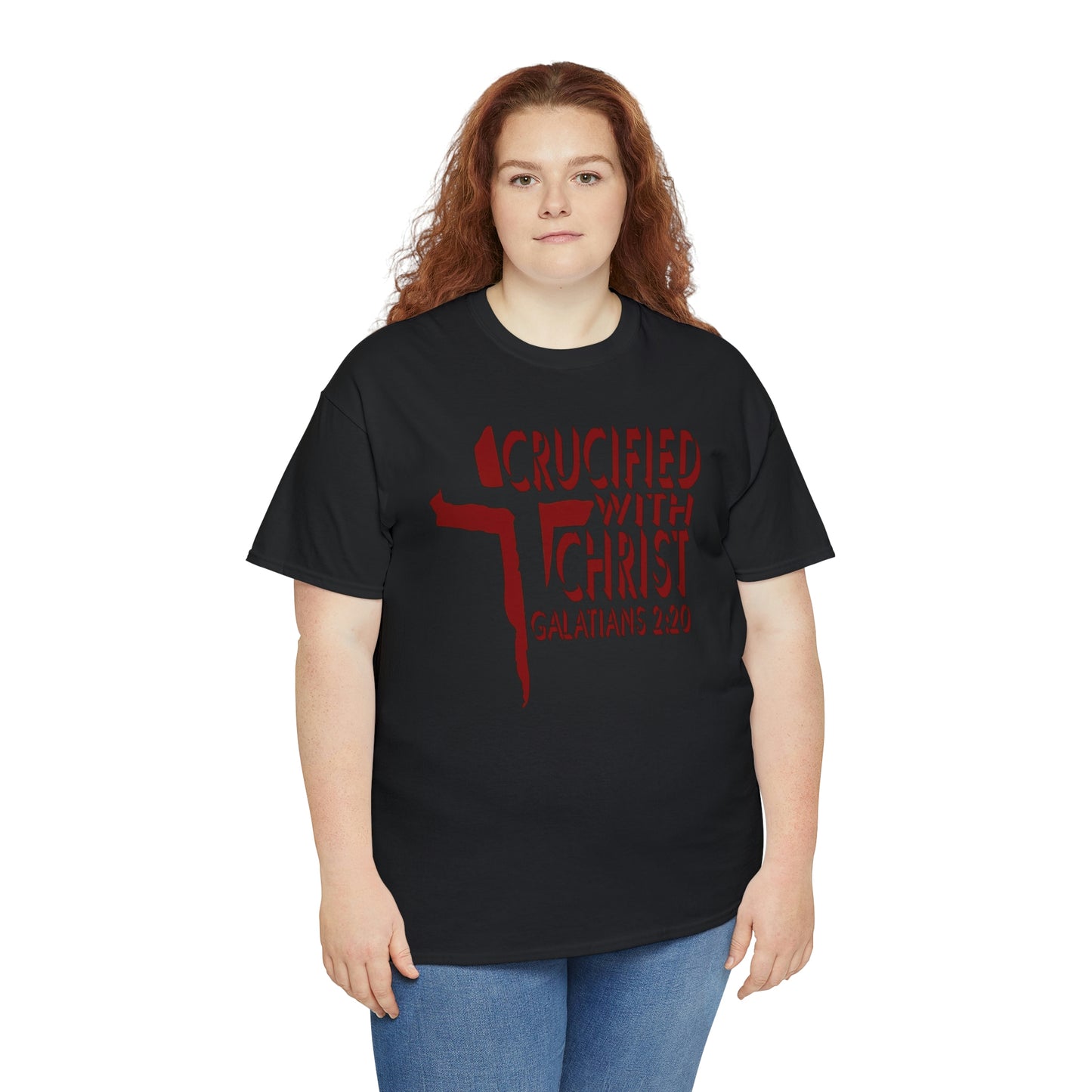 Crucified With Christ Design (Red)- Unisex T-Shirt