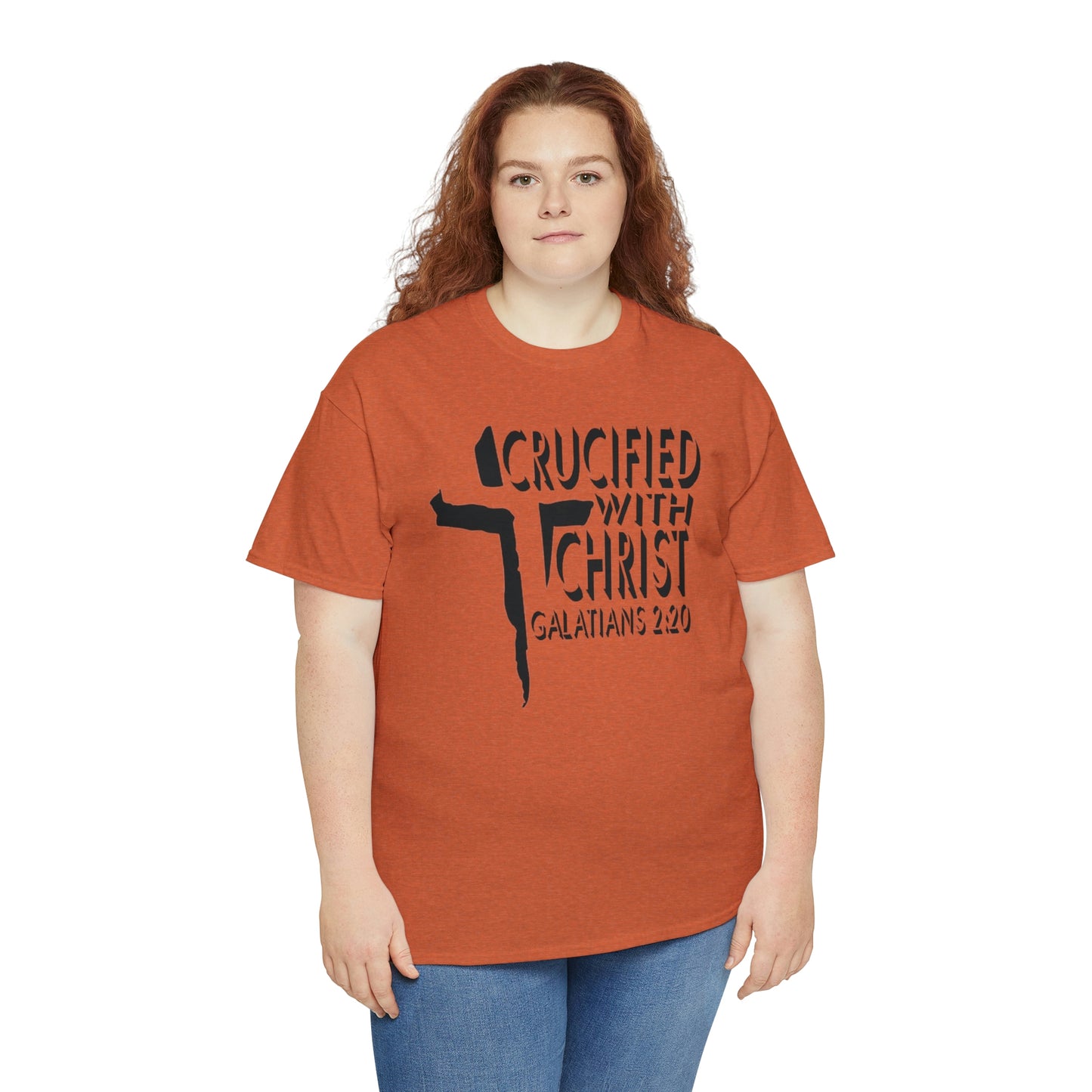 Crucified With Christ Design (Black)- Unisex T-Shirt