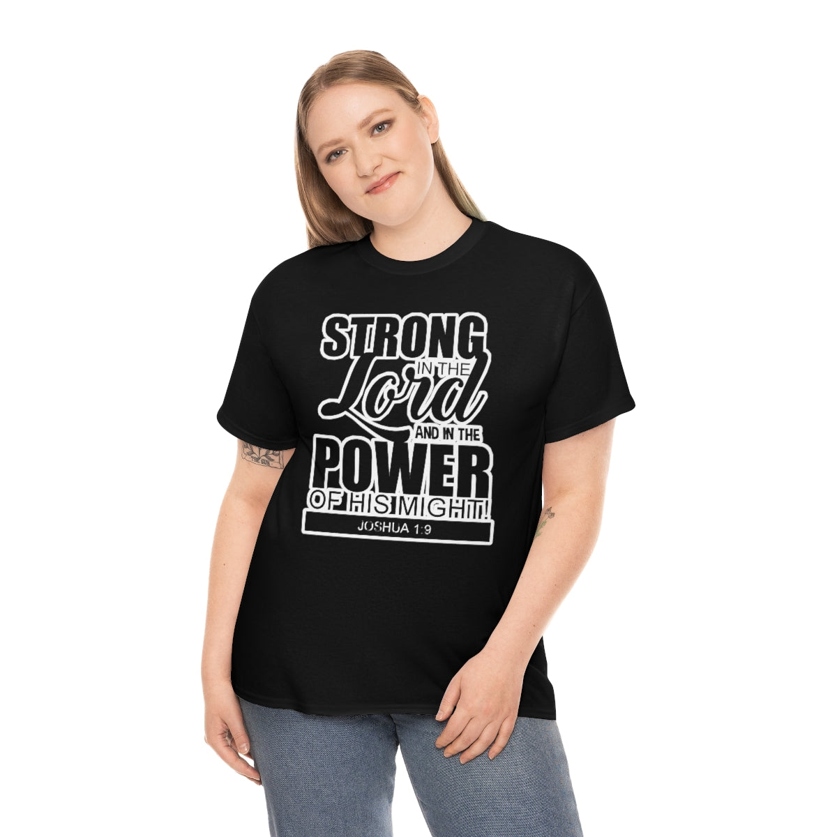 Strong In The Lord Design (Dark)- Unisex T-Shirt