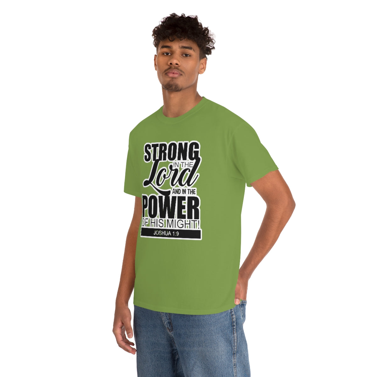 Strong In The Lord Design (Dark)- Unisex T-Shirt