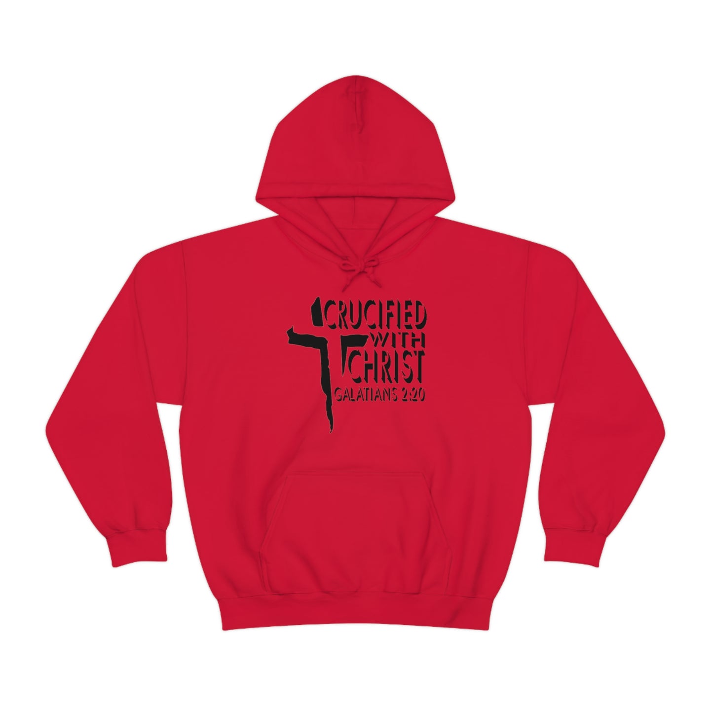 Crucified With Christ Design (Black)- Unisex Hoodie