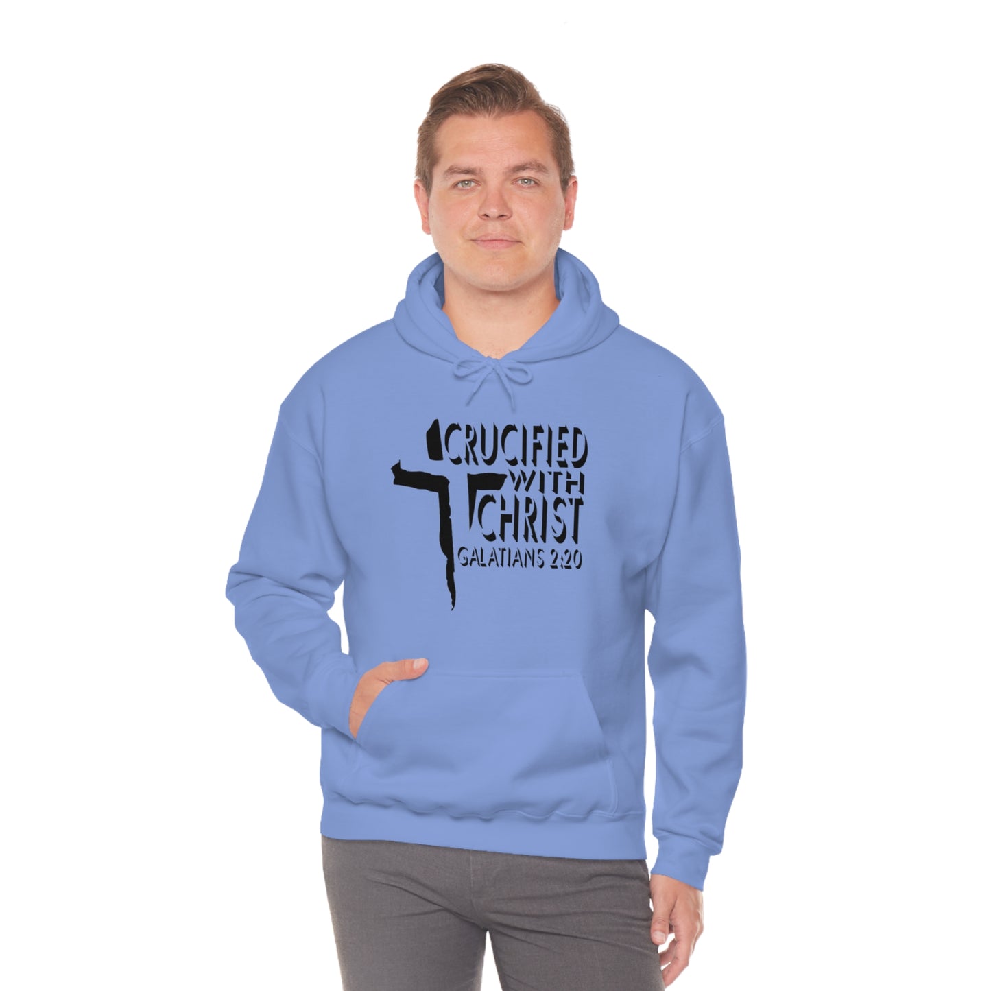 Crucified With Christ Design (Black)- Unisex Hoodie