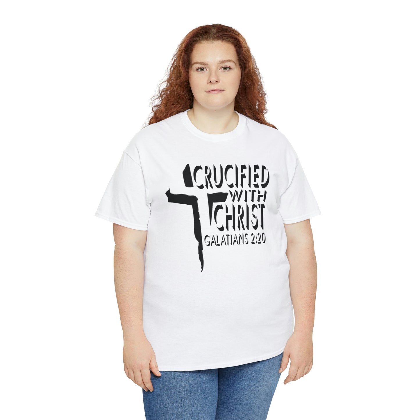 Crucified With Christ Design (Black)- Unisex T-Shirt